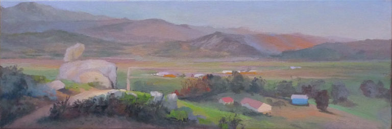 Anza Valley, 10 x 20 inches, oil on linen, 2016